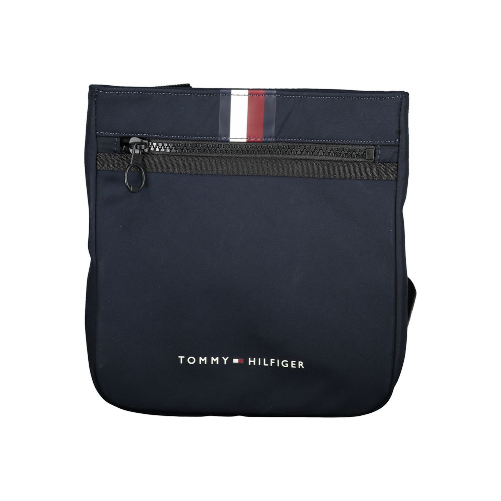 Tommy Hilfiger Chic Blue Shoulder Bag with Contrasting Details