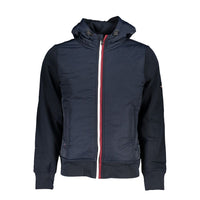 Tommy Hilfiger Elegant Blue Sports Jacket with Hood