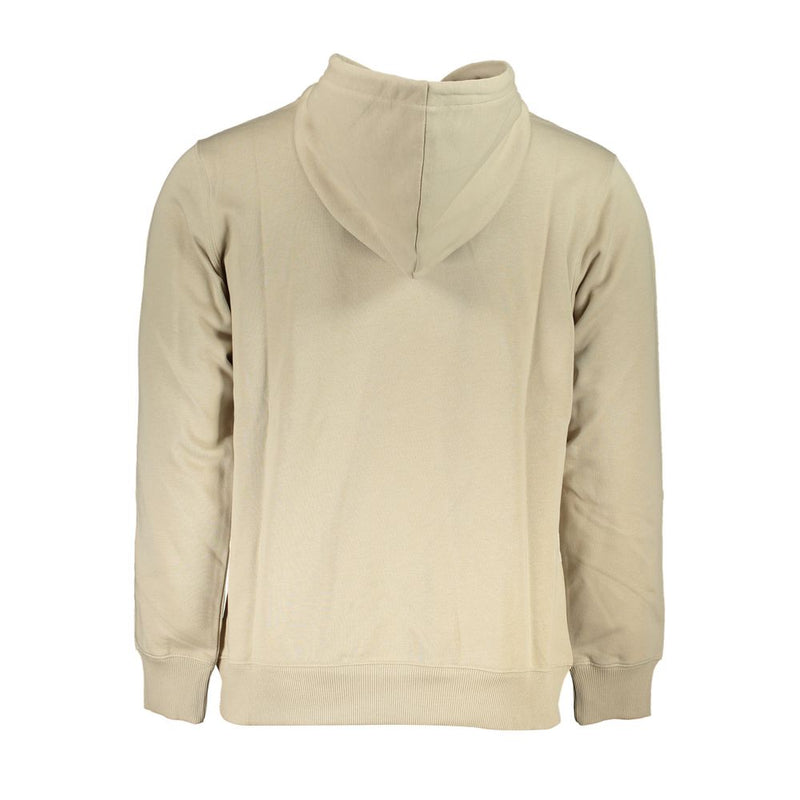 Calvin Klein Beige Hooded Cotton Sweatshirt