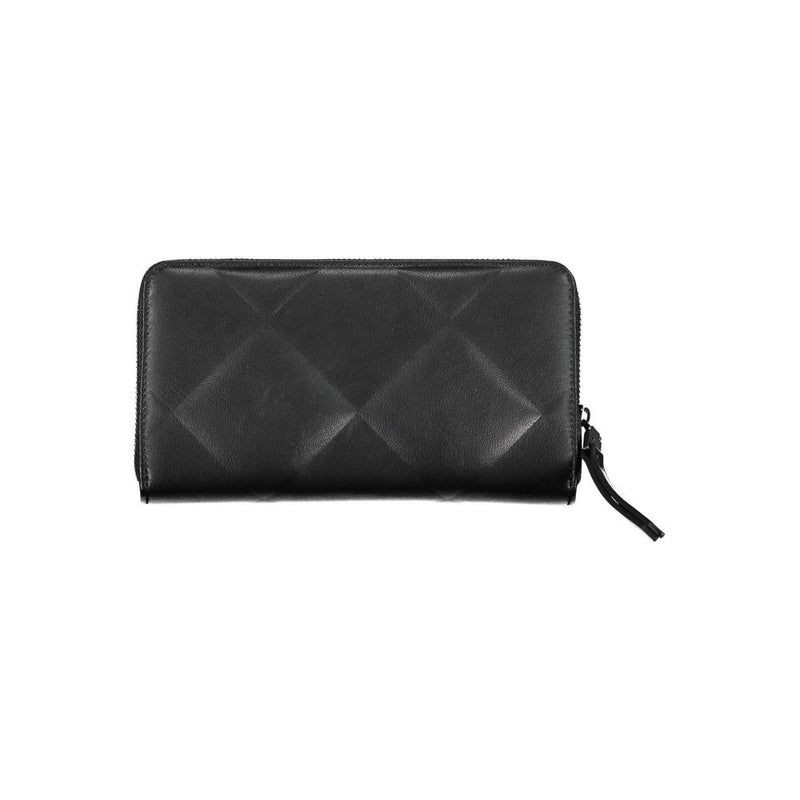 Calvin Klein Sleek Black RFID Blocking Wallet with Logo