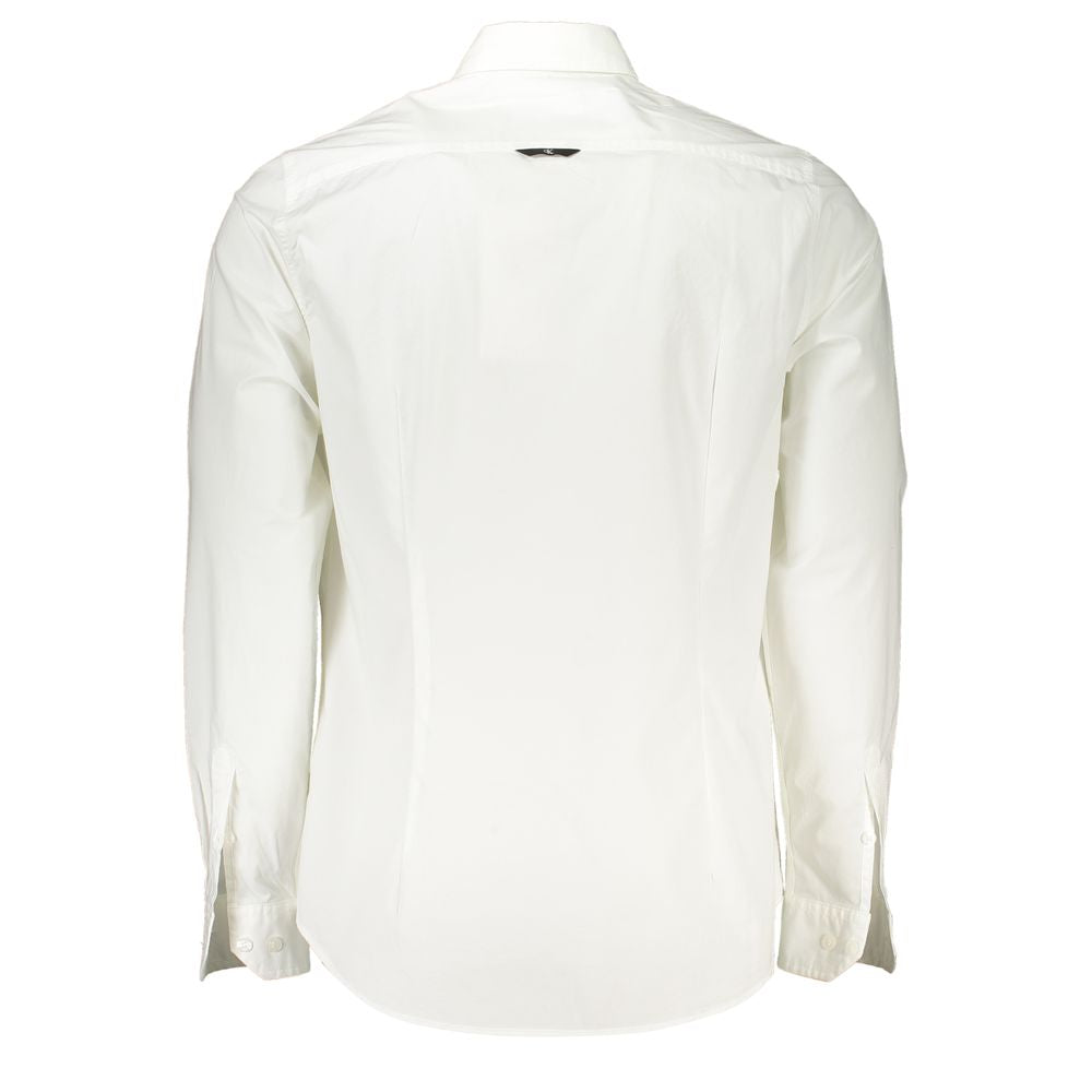 Calvin Klein Elegant Slim Fit Long Sleeved White Shirt