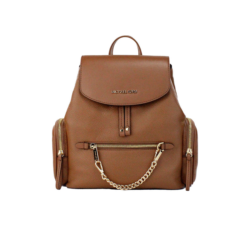 Michael Kors Jet Set Medium Luggage Leather Chain Shoulder Backpack Bag