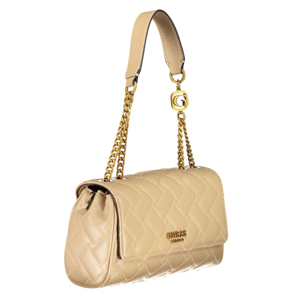 Guess Jeans Beige Polyethylene Handbag