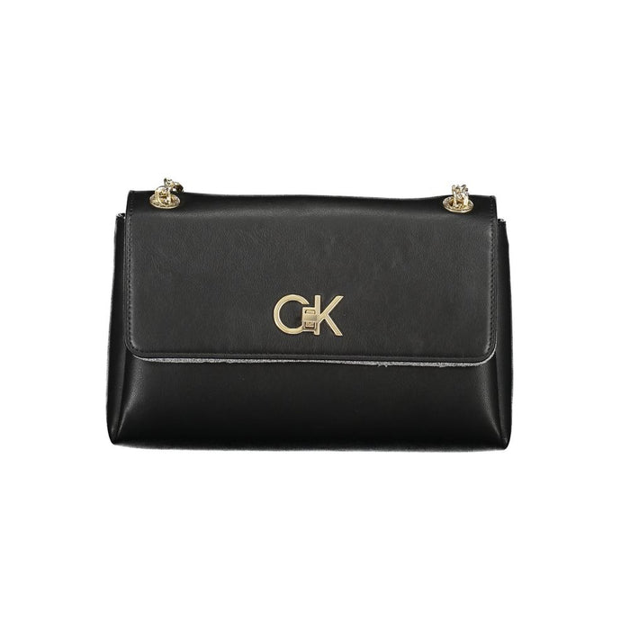 Calvin Klein Black Polyester Handbag