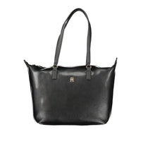 Tommy Hilfiger Black Polyester Handbag