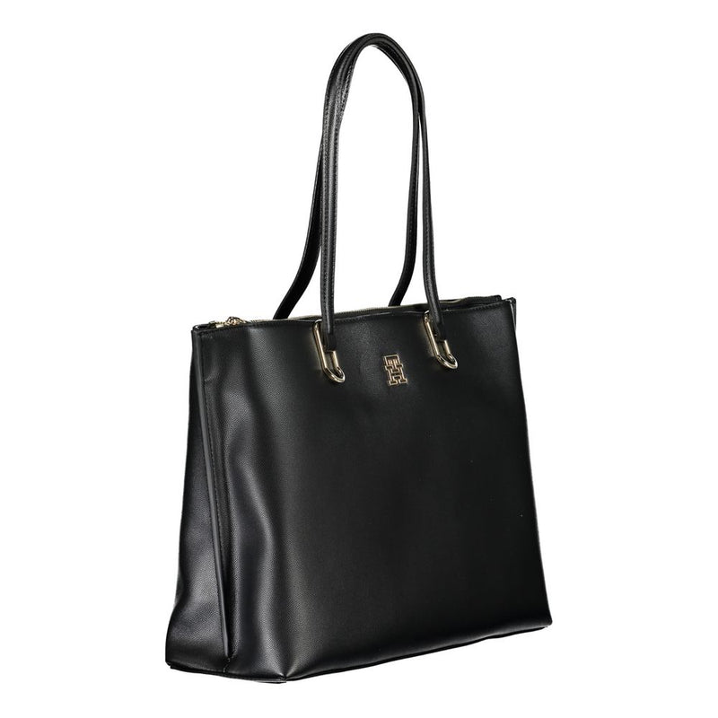 Tommy Hilfiger Black Polyethylene Handbag