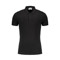 Calvin Klein Black Cotton Polo Shirt