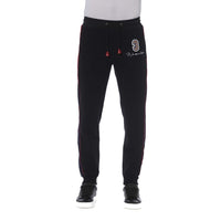 Trussardi Black Cotton Jeans & Pant