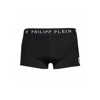 Philipp Plein Sleek Black Designer Men's Swim Boxers