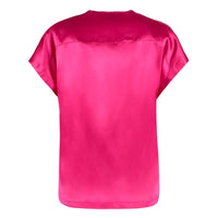 PINKO Elegant Fuchsia Silk Blend Blouse