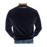 Plein Sport Blue Cotton Men's Sweater