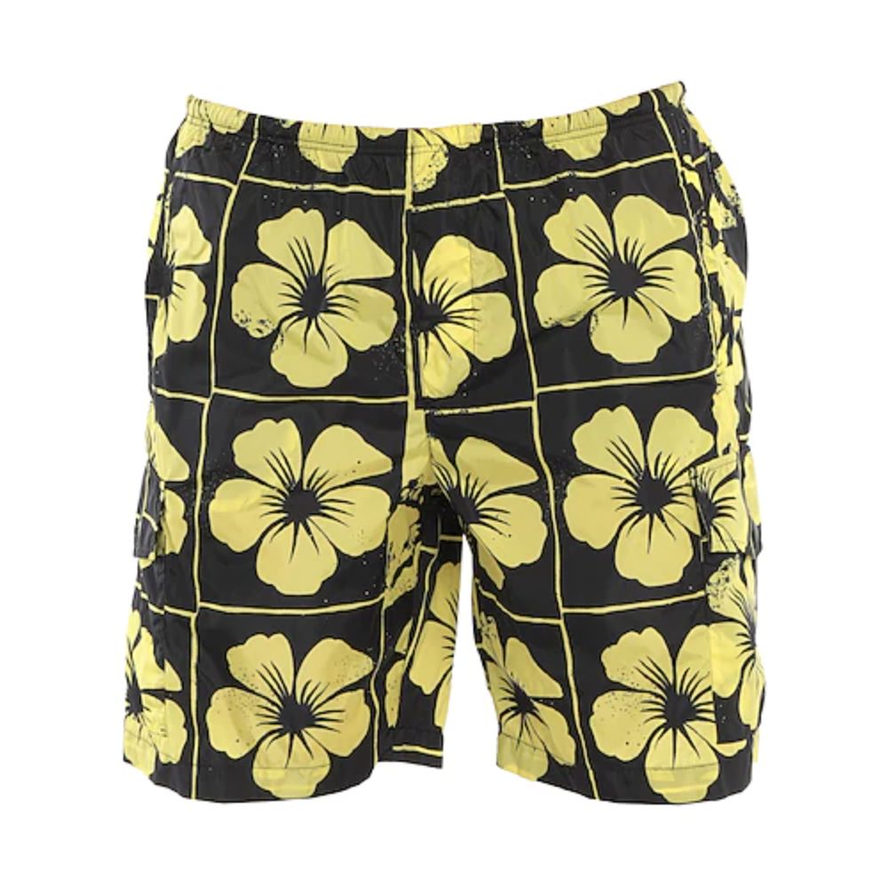 Palm Angels Yellow Polyamide Men Swim Short