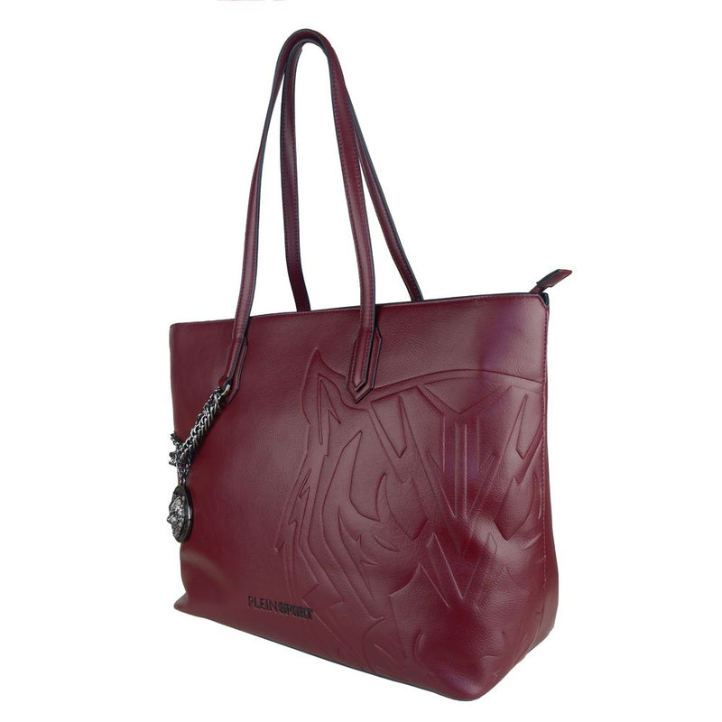 Plein Sport Red Polyethylene Women Shoulder Bag