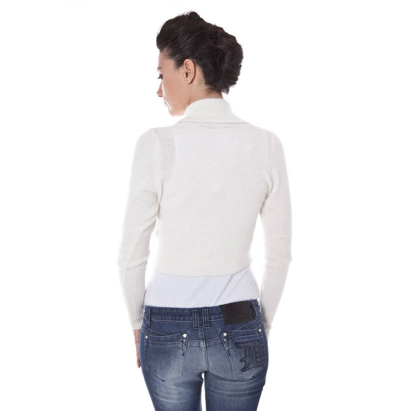 Datch White Wool Sweater