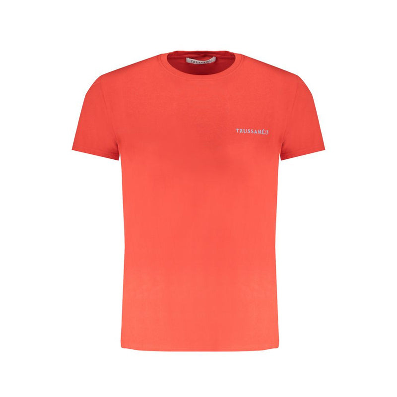 Trussardi Red Cotton T-Shirt