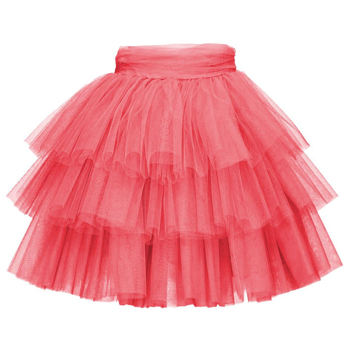 PINKO Pink Nylon Skirt