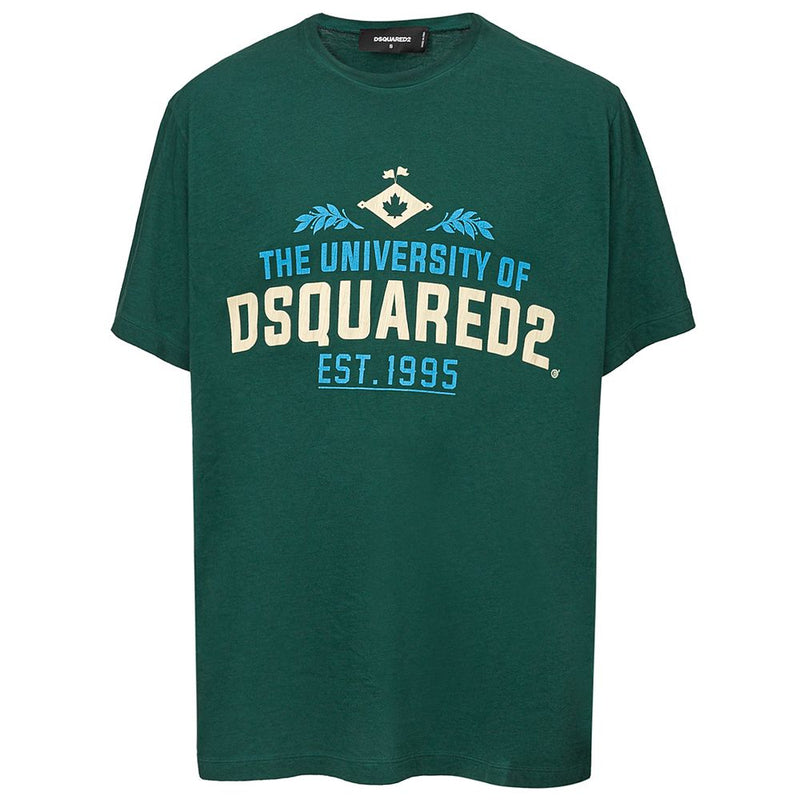 Dsquared² Green Cotton T-Shirt