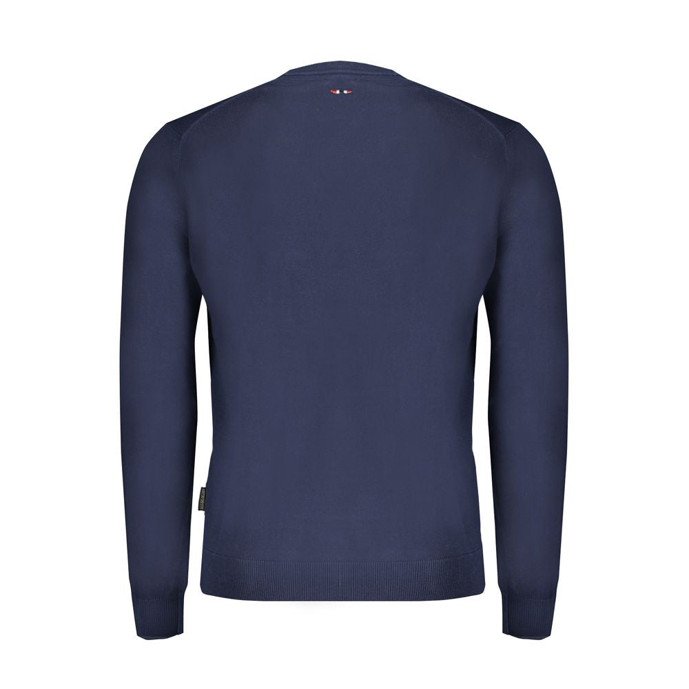 Napapijri Blue Cotton Sweater