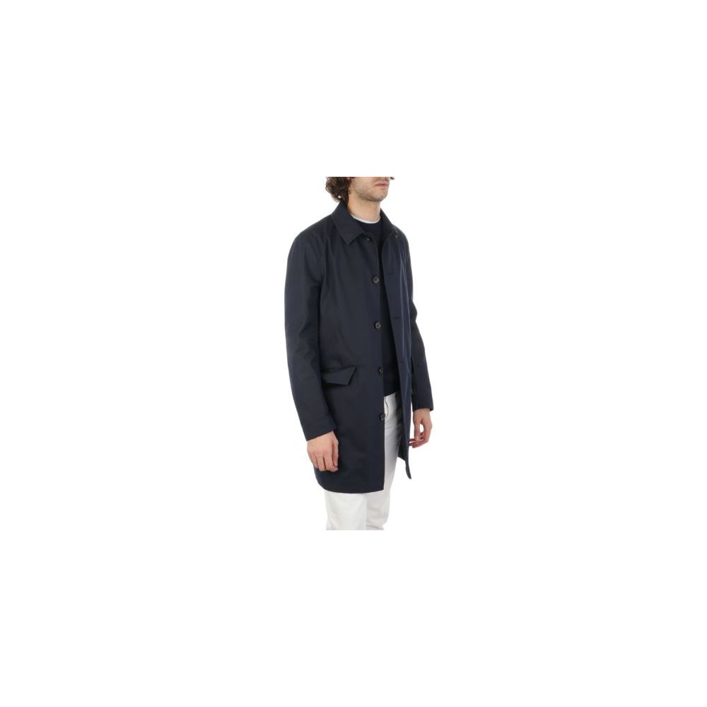 Aquascutum Blue Cotton Jacket