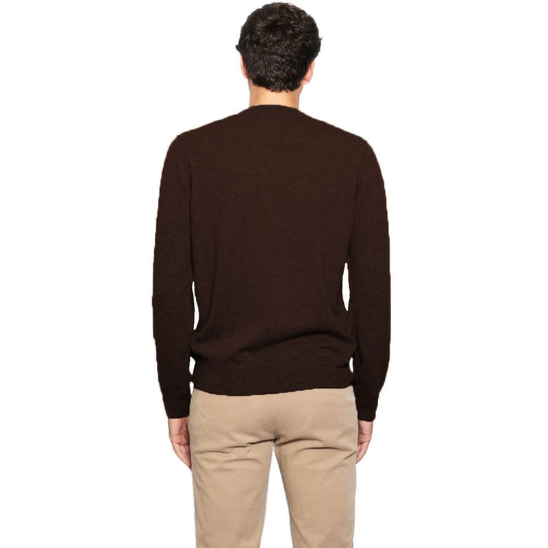 Alpha Studio Brown Wool Vergine Sweater