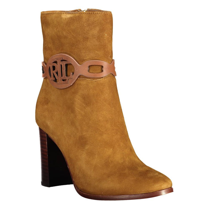 Ralph Lauren Brown Leather Boot