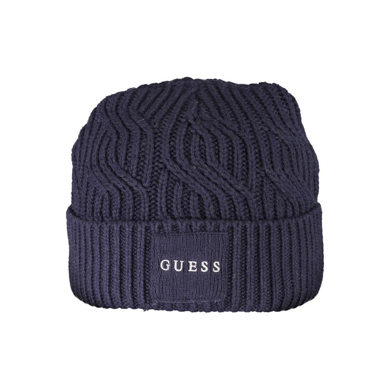 Guess Jeans Blue Cotton Hats & Cap