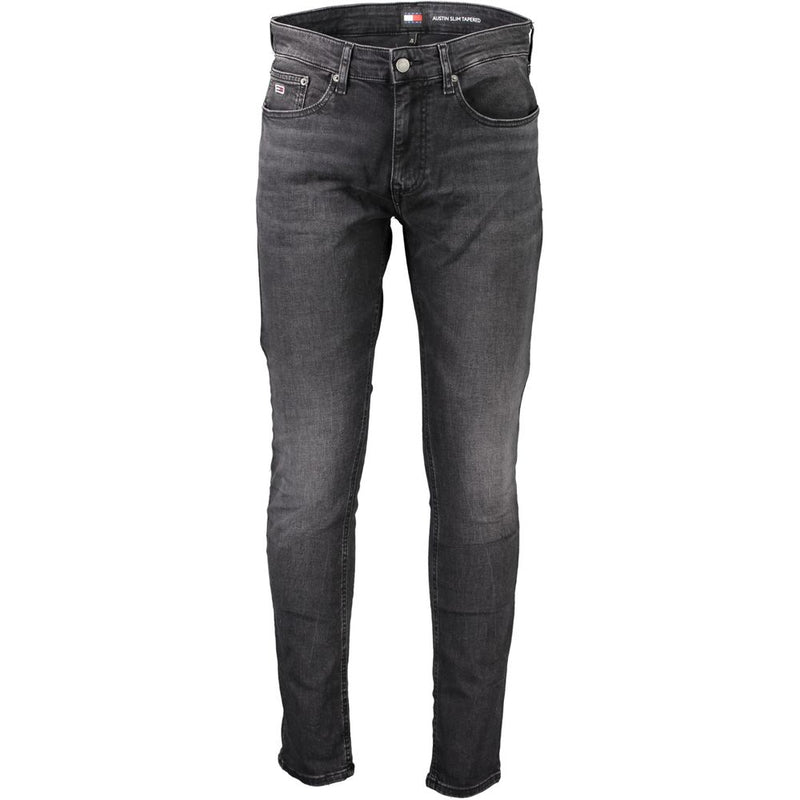 Tommy Hilfiger Black Cotton Jeans & Pant