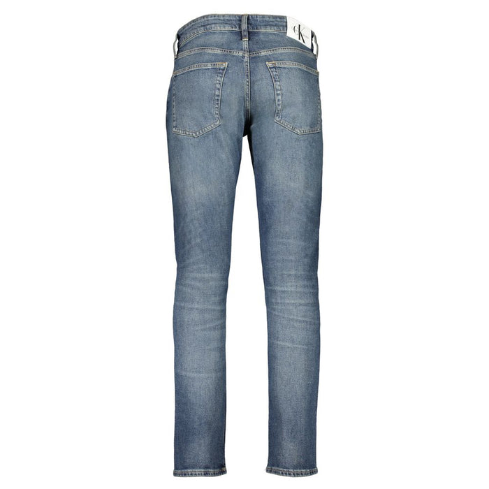 Calvin Klein Blue Cotton Jeans & Pant