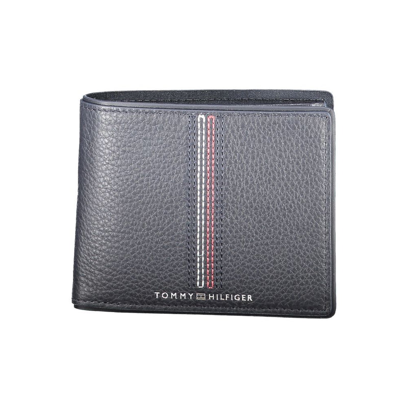 Tommy Hilfiger Blue Leather Wallet