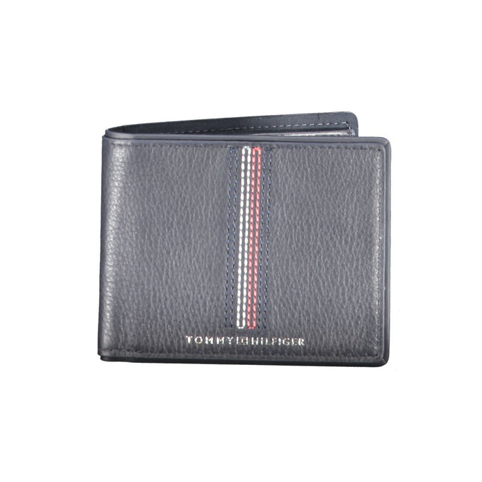 Tommy Hilfiger Blue Leather Wallet