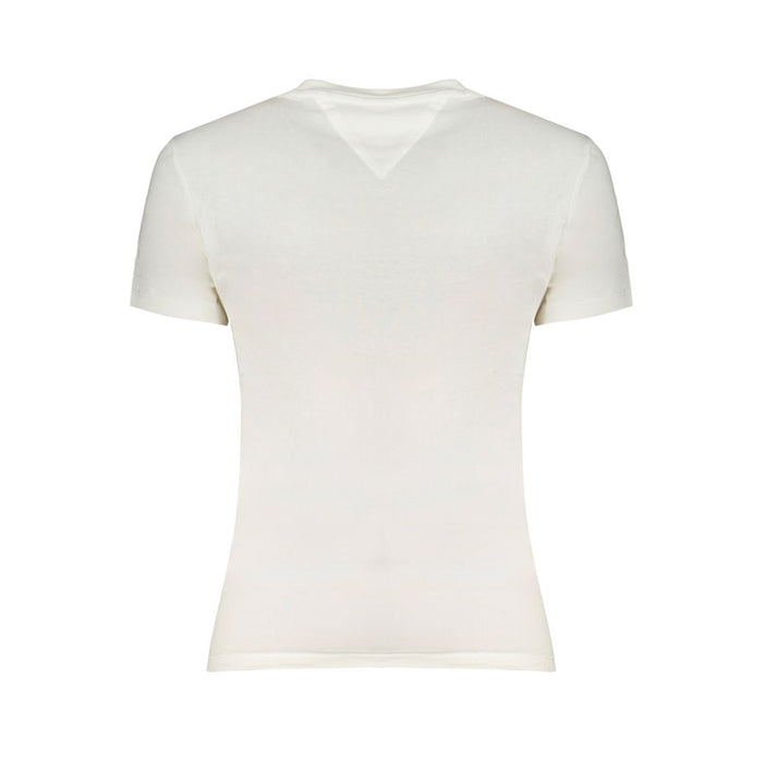 Tommy Hilfiger White Cotton Tops & T-Shirt