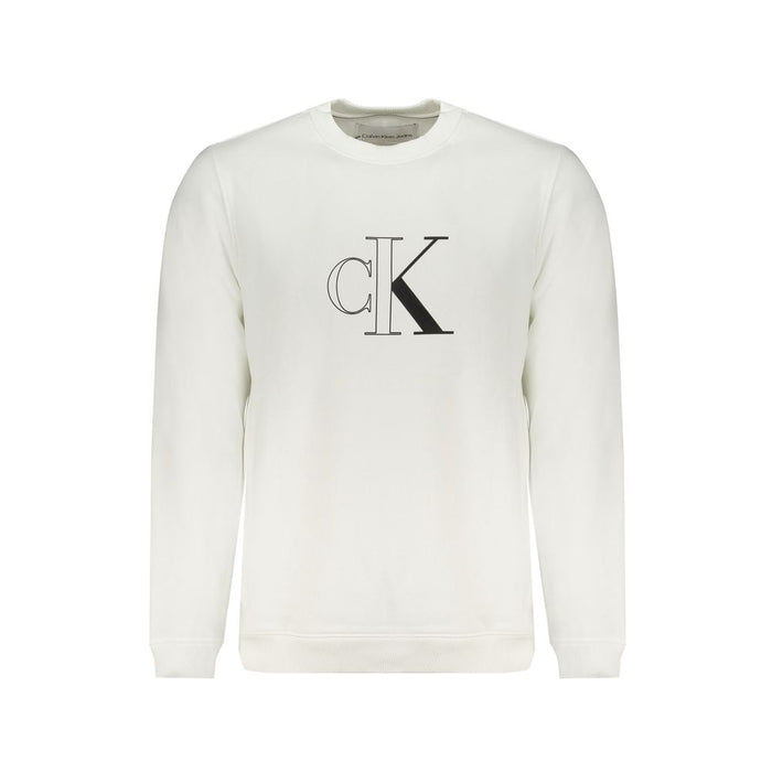 Calvin Klein White Cotton Sweater