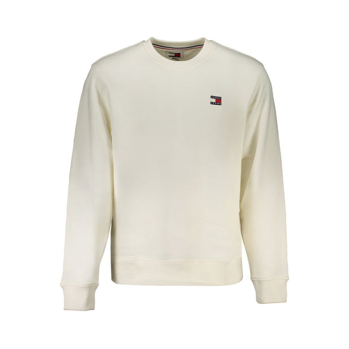 Tommy Hilfiger White Cotton Sweater