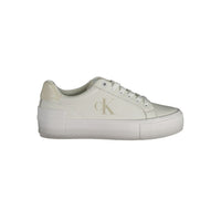 Calvin Klein White Leather Women Sneaker