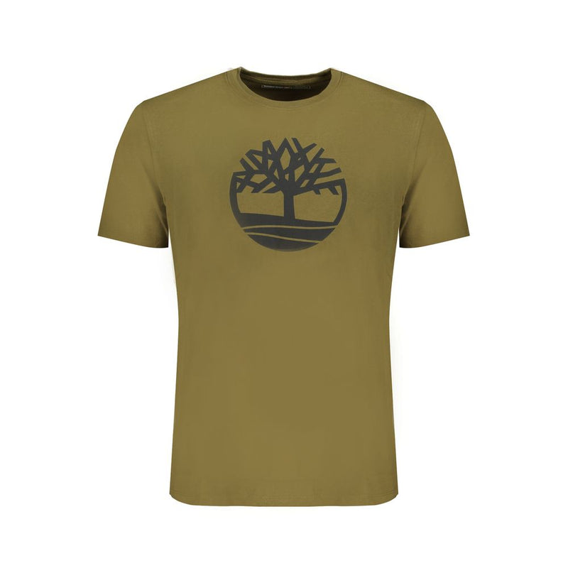 Timberland Green Cotton Men T-Shirt