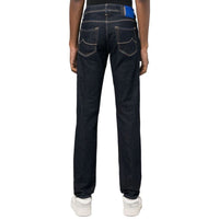 Jacob Cohen Blue Cotton Jeans & Pant