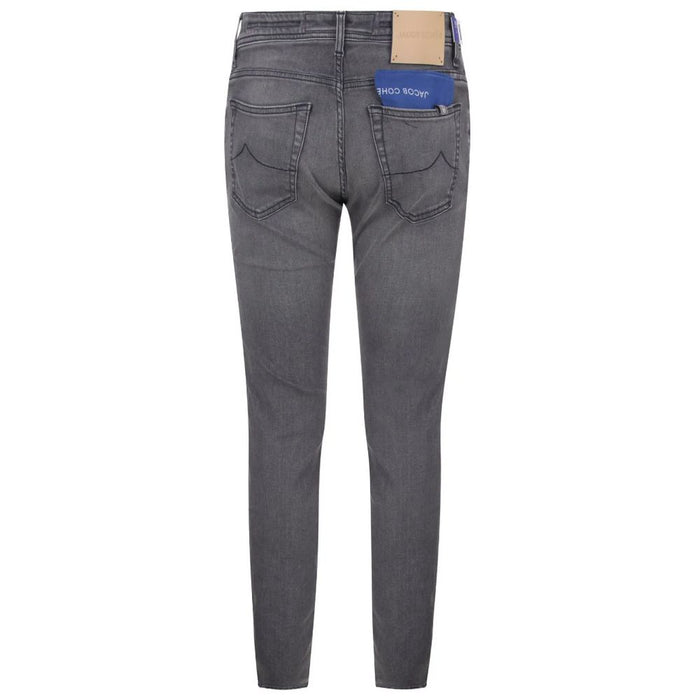 Jacob Cohen Gray Cotton Jeans & Pant