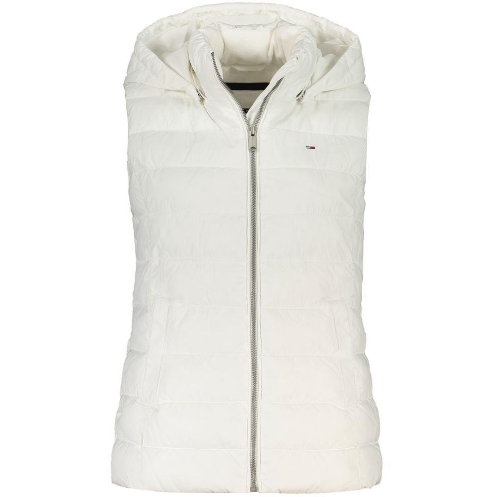 Tommy Hilfiger White Polyester Jackets & Coat