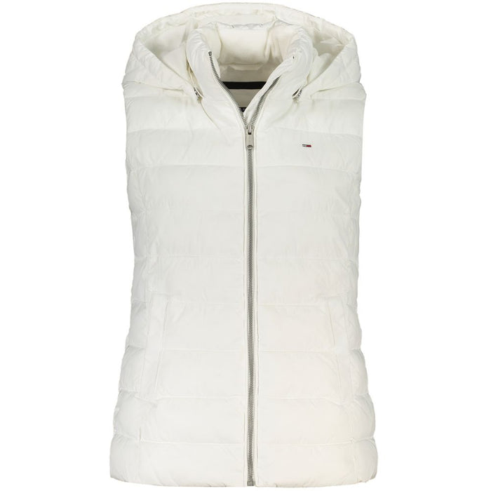 Tommy Hilfiger White Polyester Jackets & Coat