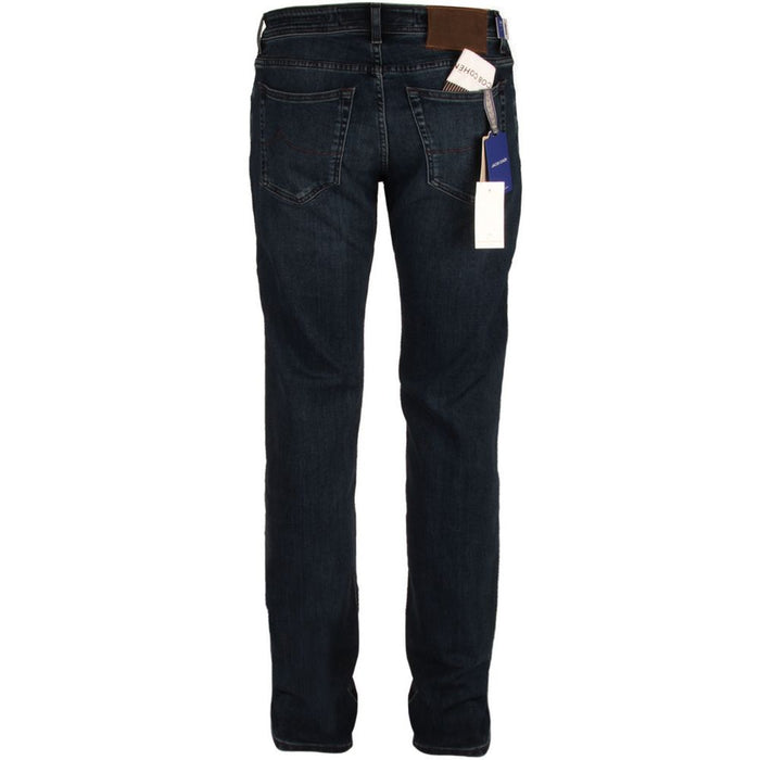 Jacob Cohen Blue Cotton Men Jeans