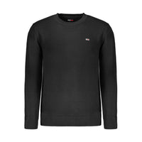 Tommy Hilfiger Black Cotton Men Sweater