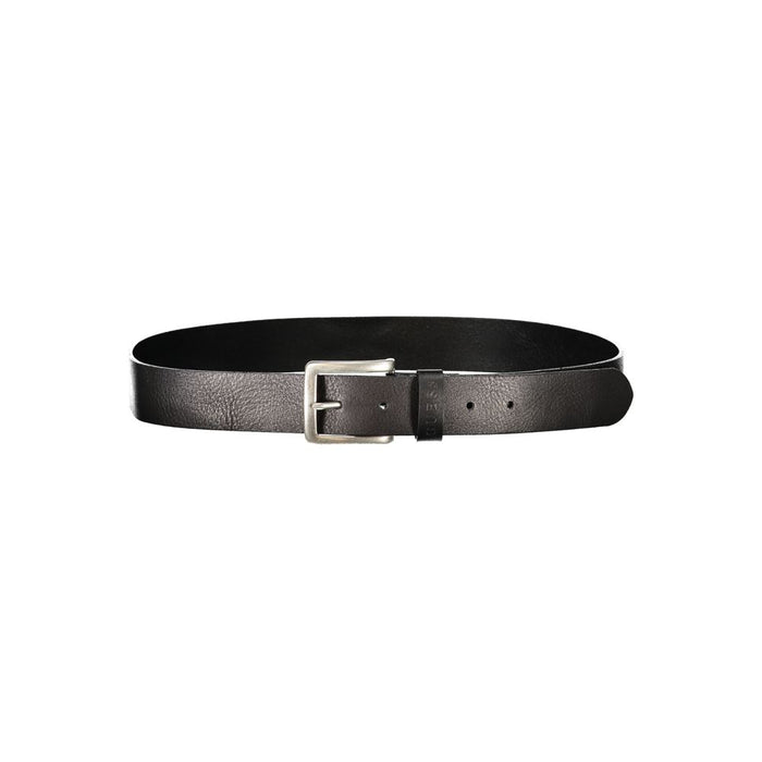 Guess Jeans Black Leather Belt