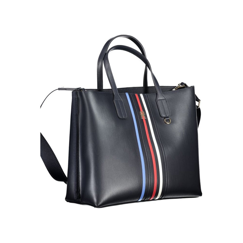 Tommy Hilfiger Blue Polyethylene Handbag