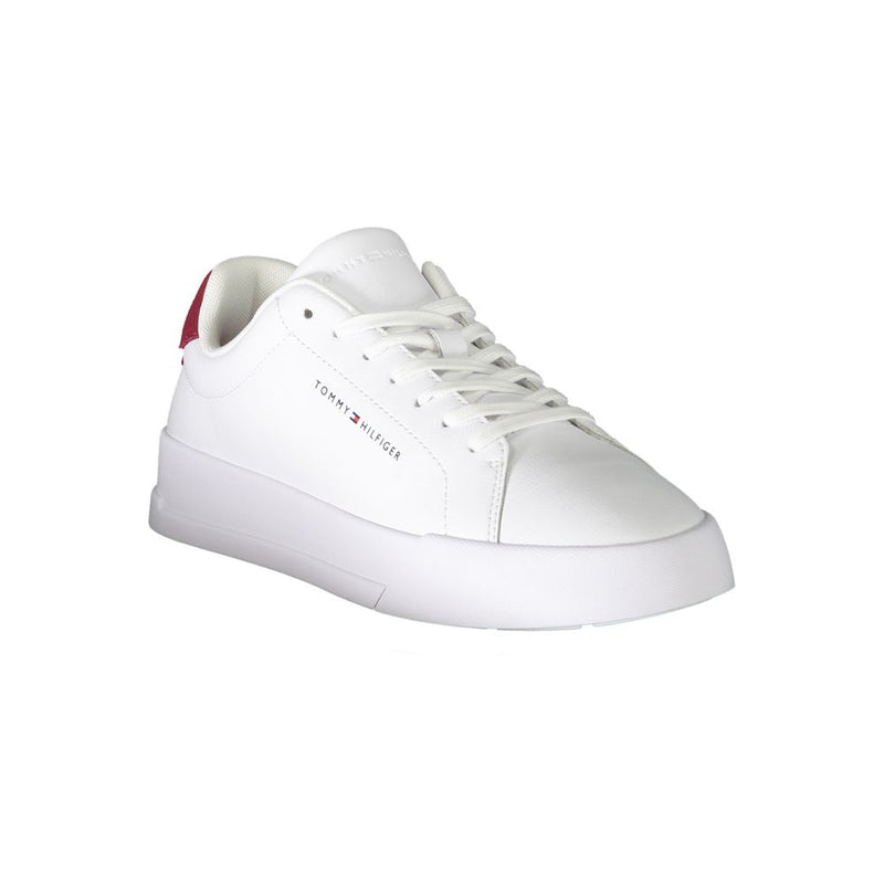 Tommy Hilfiger White Polyester Sneaker