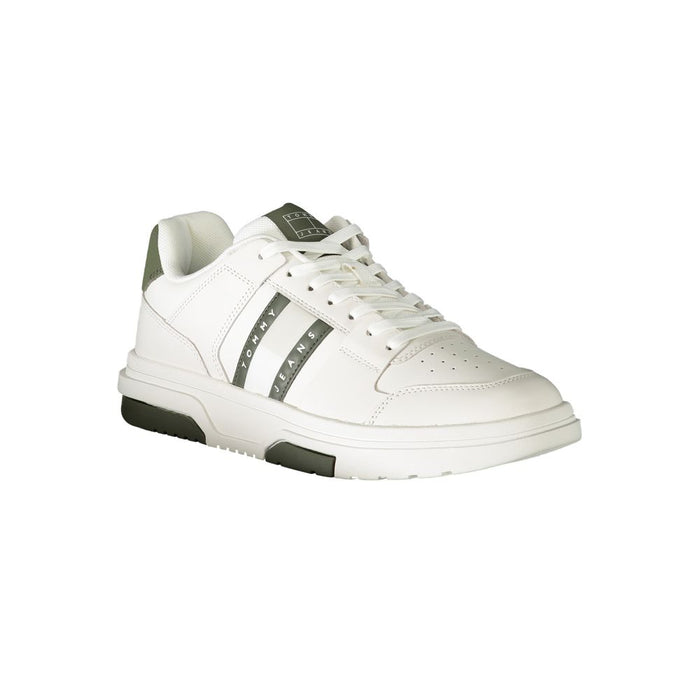 Tommy Hilfiger White Polyethylene Men Sneaker