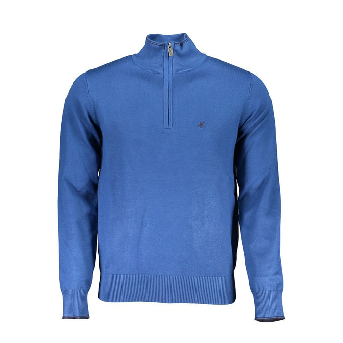 U.S. Grand Polo Blue Nylon Sweater