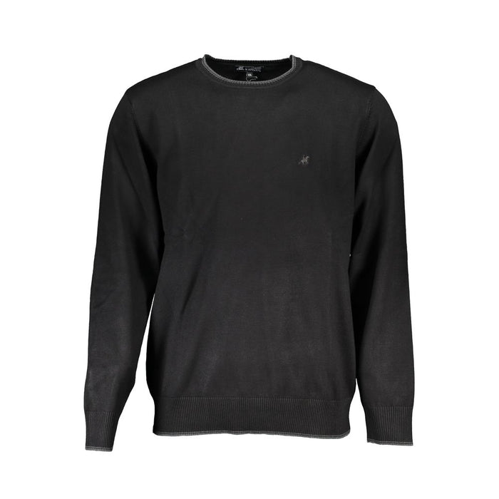 U.S. Grand Polo Black Nylon Sweater