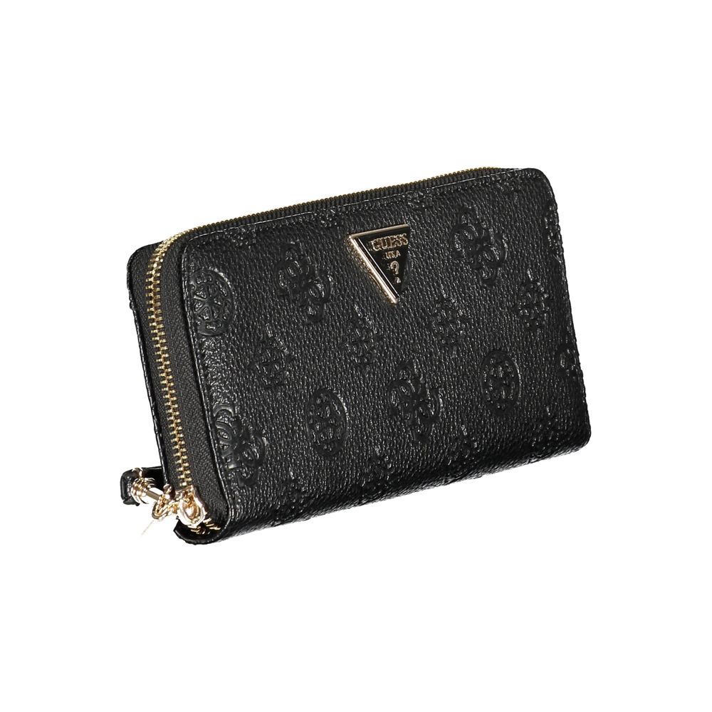 Guess Jeans Black Polyethylene Wallet