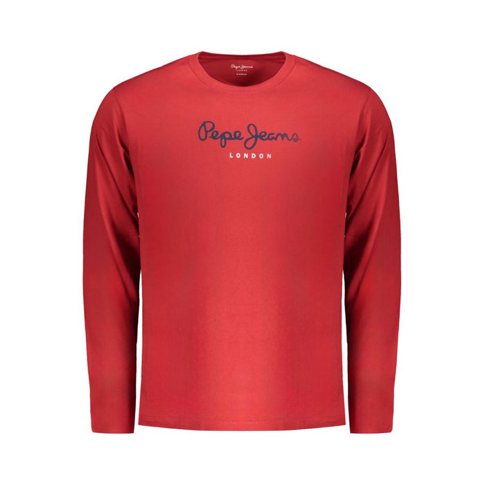 Pepe Jeans Red Cotton T-Shirt