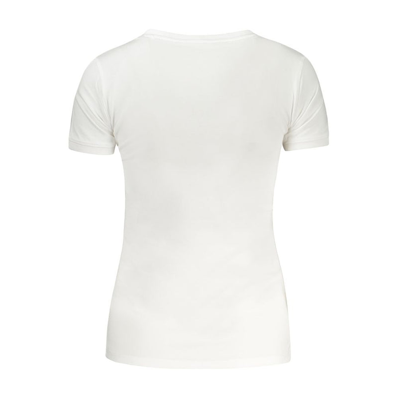 Guess Jeans White Cotton Tops & T-Shirt